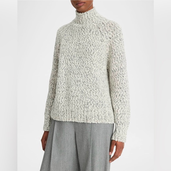 Vince Sweaters - Vince Tonal Marl Wool & Cashmere Blend Mock Neck Sweater size small